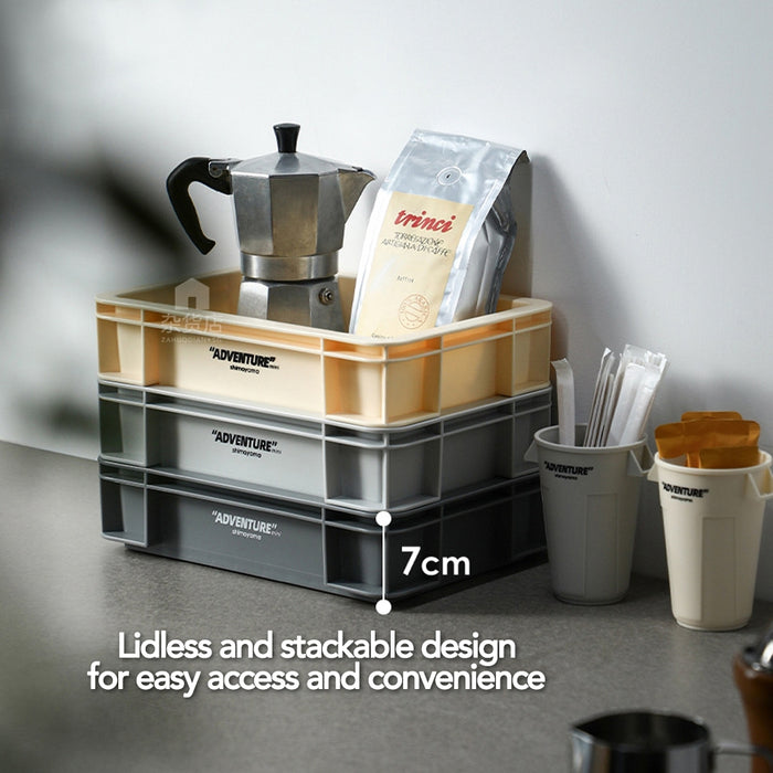 Shimoyama x Adventure Series Industrial Outdoor Style Stackable Storage Container Small