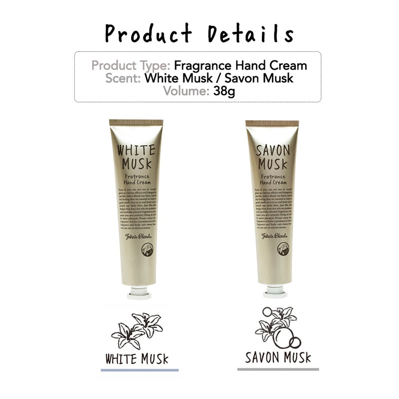 John's Blend Fragrance Hand Cream