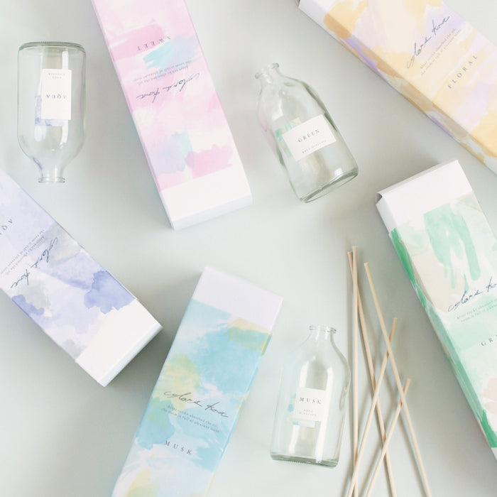 color's knot : Reed Diffuser 90ml [Made in Japan)