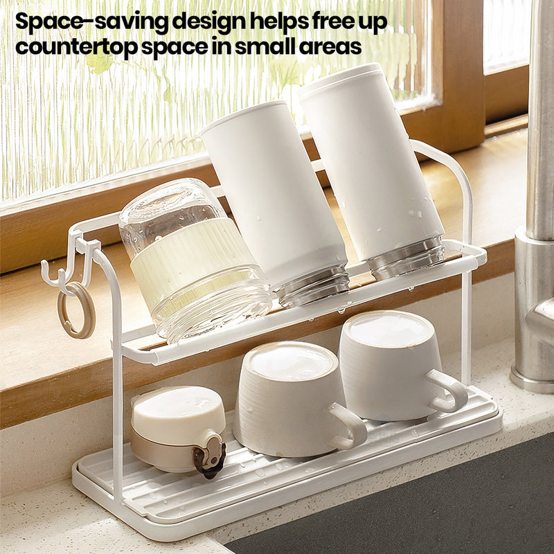 Sink Side Tumbler Mug Cup Drying Rack