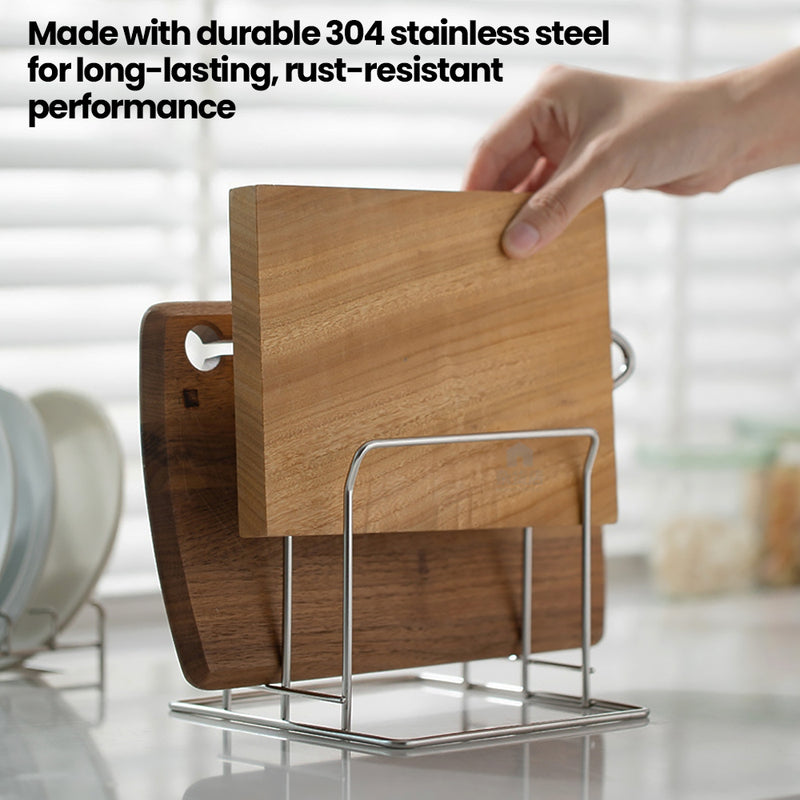 Shimoyama Stainless Steel Chopping & Cutting Board Holder Stand