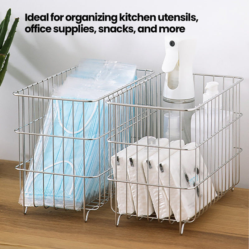 Shimoyama Multipurpose Stainless Steel Storage Basket