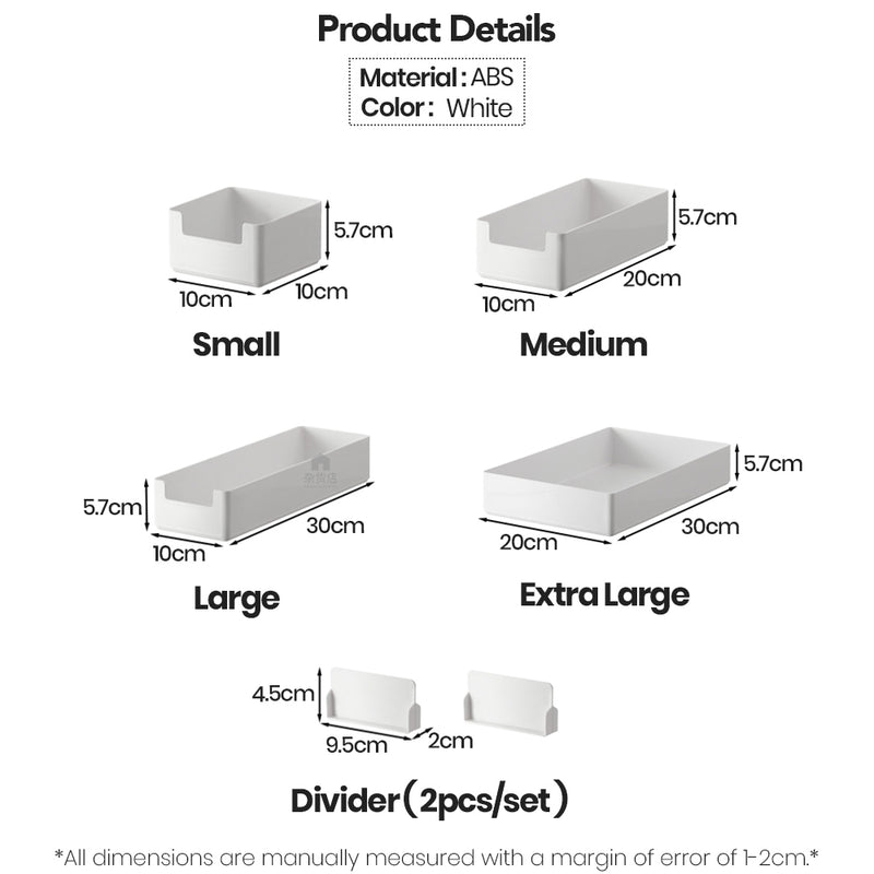 Modular Stackable Sorting & Organising Compartments