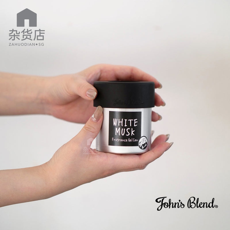 John's Blend Fragrance Gel Can White Musk