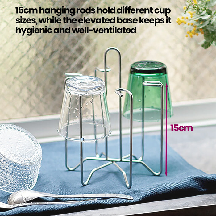 Shimoyama Stainless Steel Cup Drainage Rack & Holder