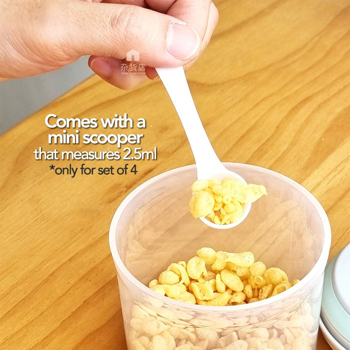 One-Push Condiment Storage Container / Holder