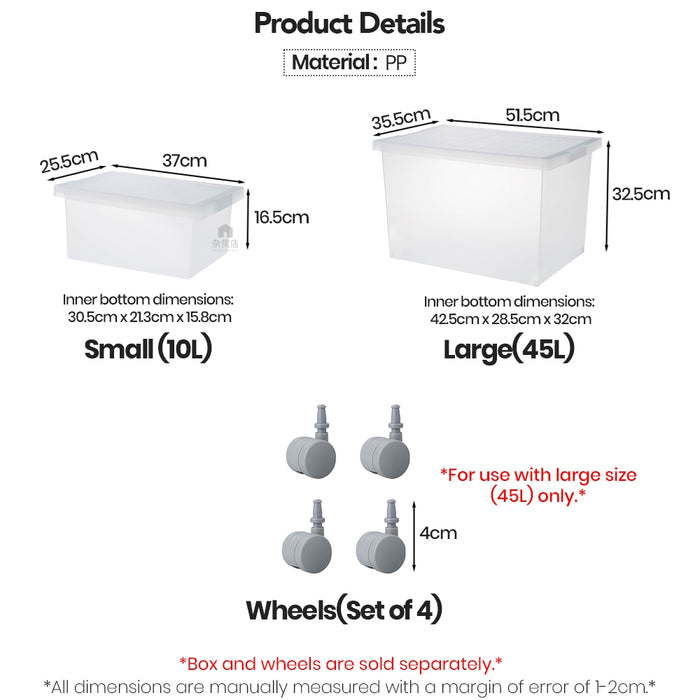 Shimoyama Matte Translucent Storage Box