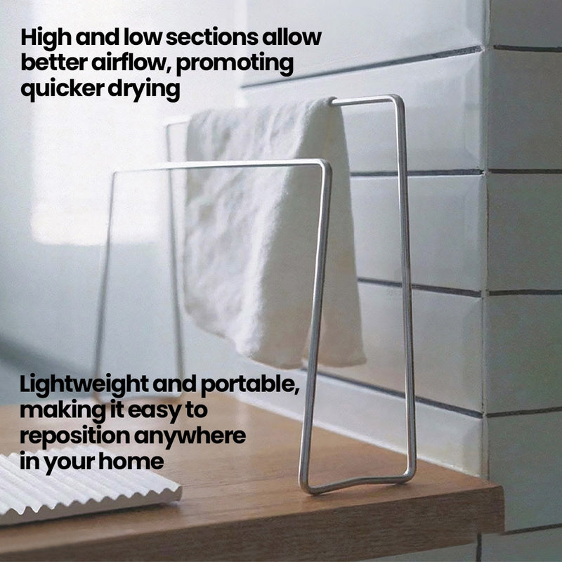 Shimoyama Stainless Steel Kitchen Towel Rack