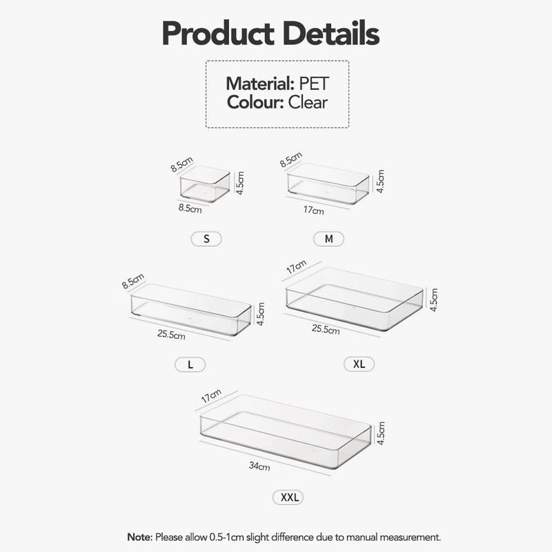 Modular Compartments for Drawer and Tabletops