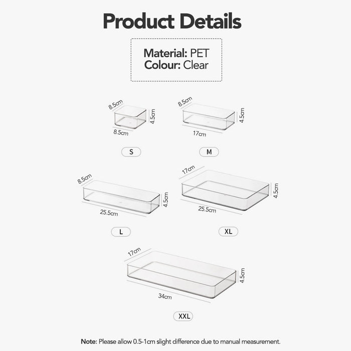 Modular Compartments for Drawer and Tabletops