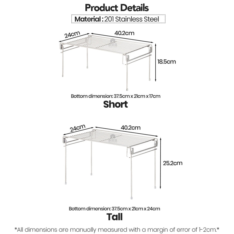 Shimoyama Stainless Steel Countertop Storage Rack