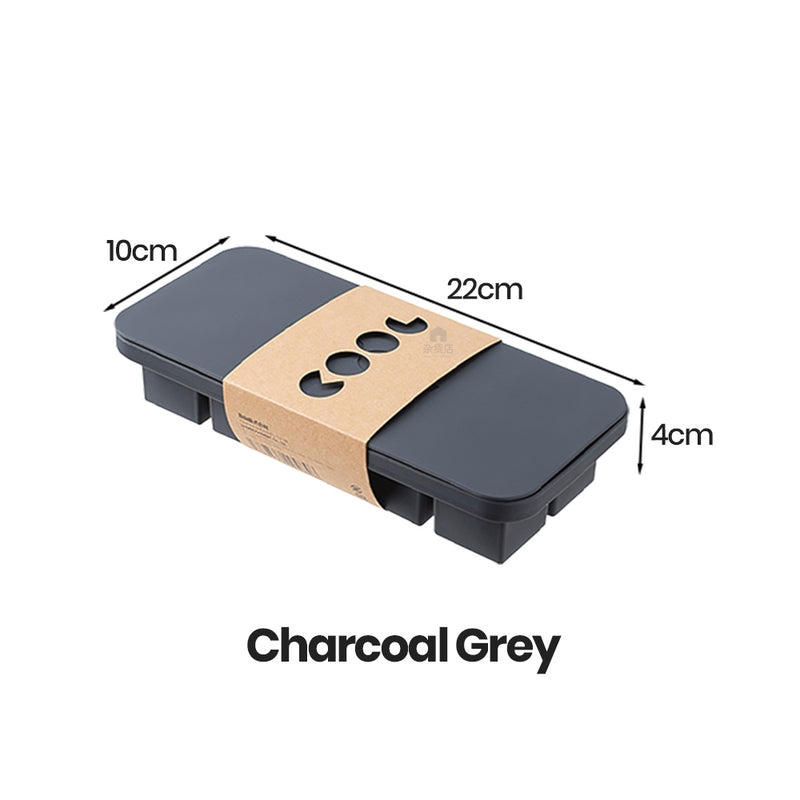 Shimoyama Silicone Large Ice Cubes Maker Tray with Lid