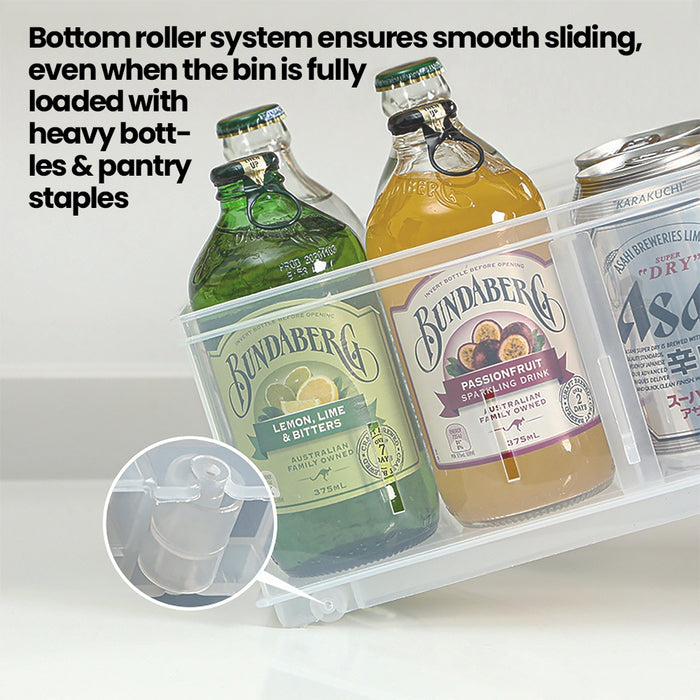 Shimoyama Deep Cabinet Stackable Storage Organizer with Wheels
