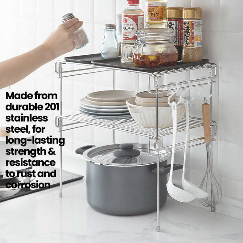 Shimoyama Stainless Steel Countertop Storage Rack