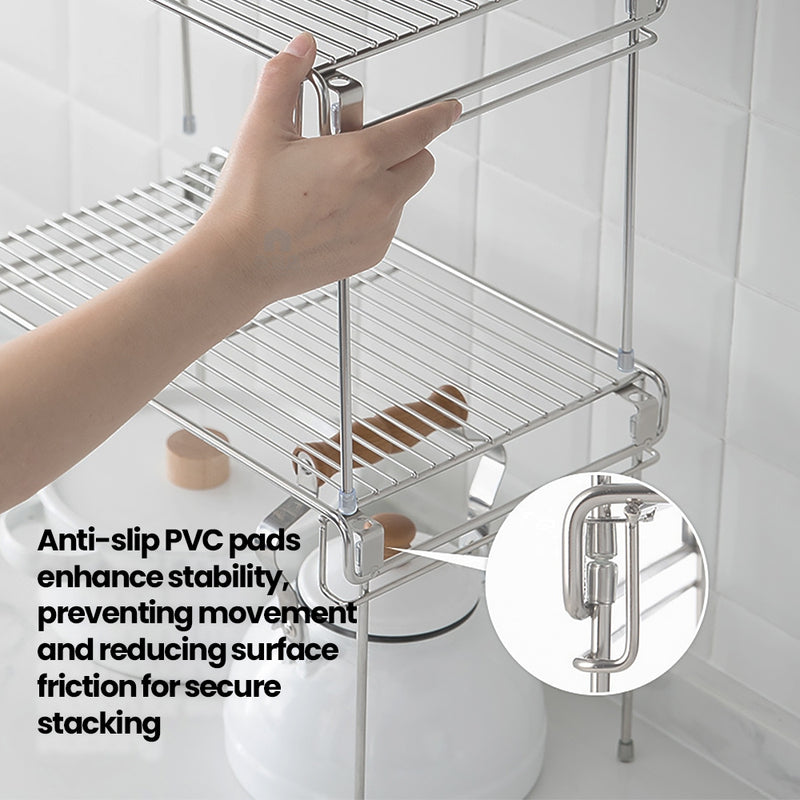 Shimoyama Stainless Steel Countertop Storage Rack