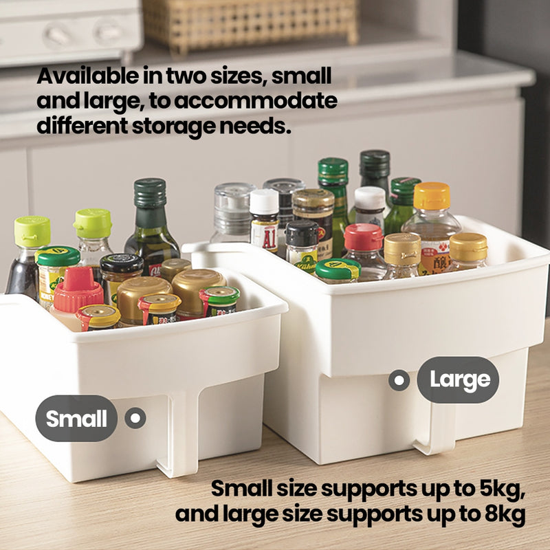 Shimoyama Angled Kitchen Cabinet Storage Bin with Handle