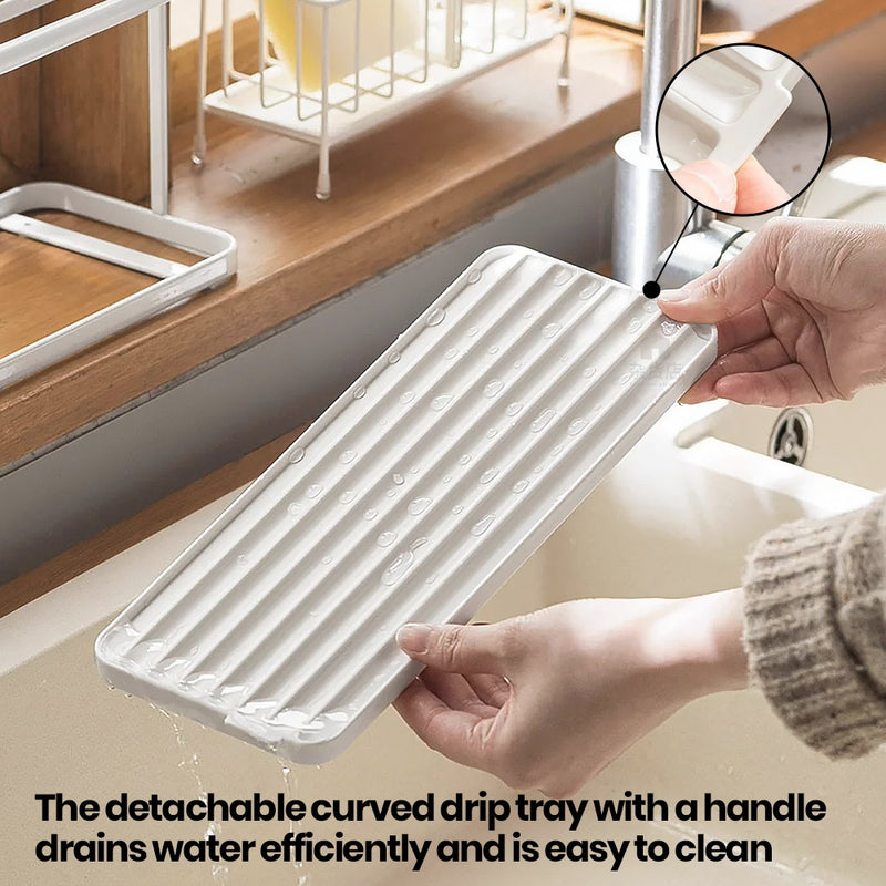 Sink Side Tumbler Mug Cup Drying Rack