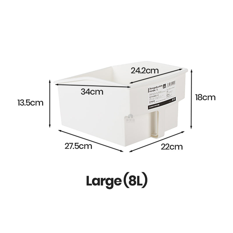 Shimoyama Angled Kitchen Cabinet Storage Bin with Handle