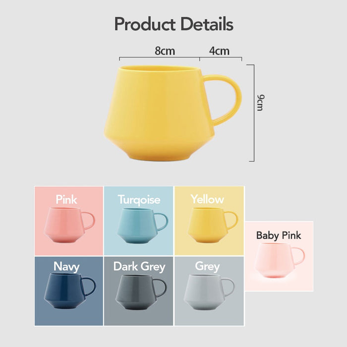 Ceramic Cup / Mug Diamond Shape 400ml