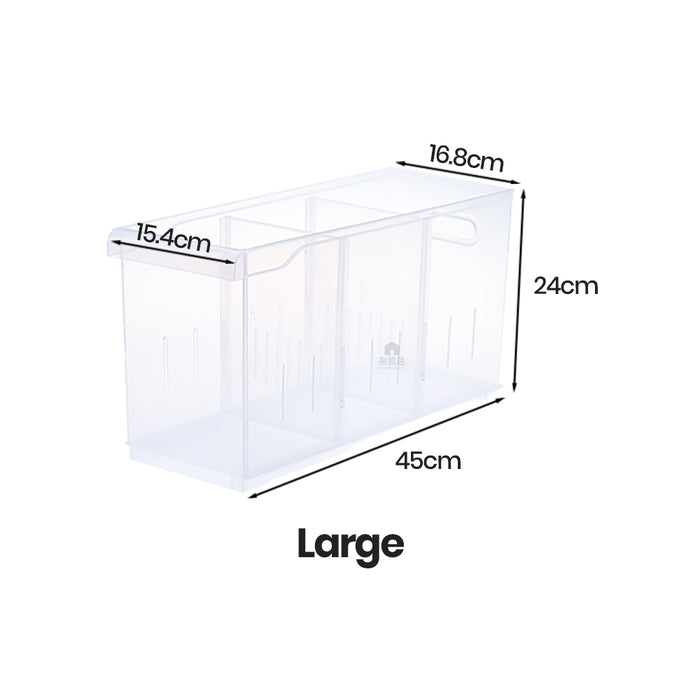 Shimoyama Deep Cabinet Stackable Storage Organizer with Wheels