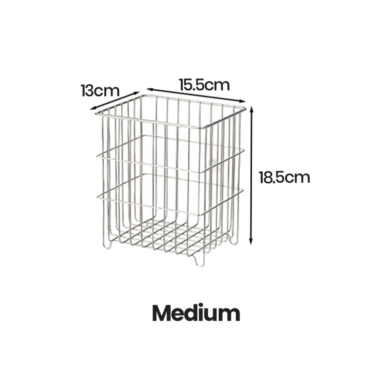 Shimoyama Multipurpose Stainless Steel Storage Basket