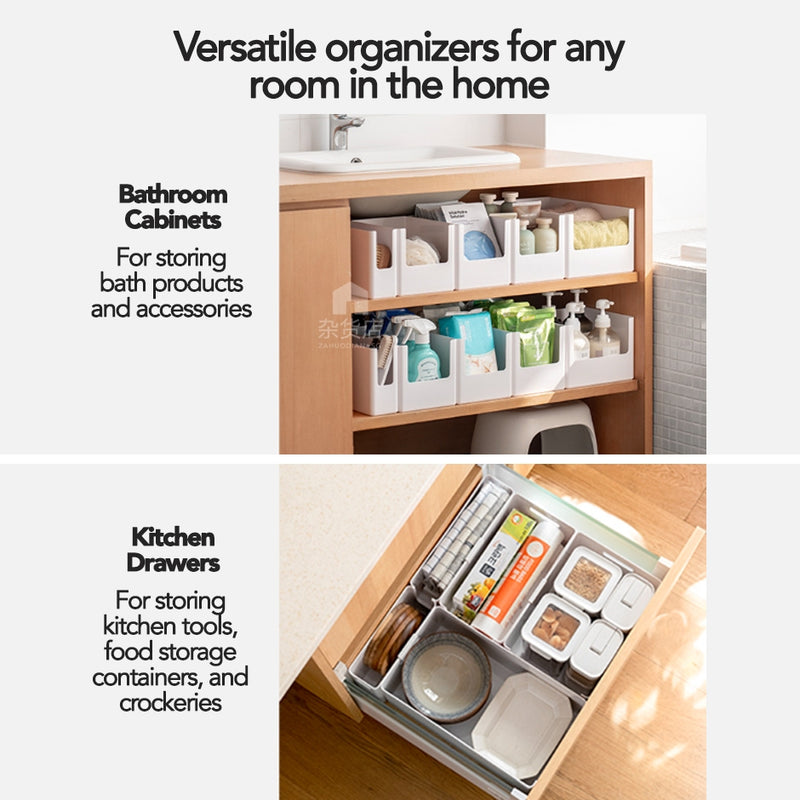 Dual-sided Modular Stackable Storage Sorting Containers