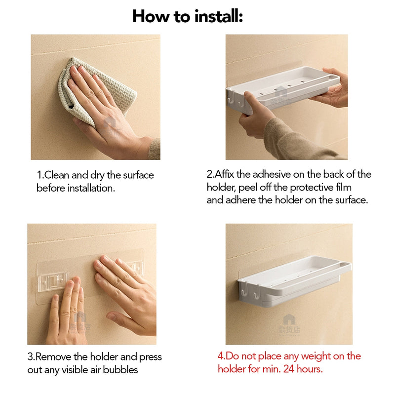 Sink Top Sponge Holder with Drainage Tray