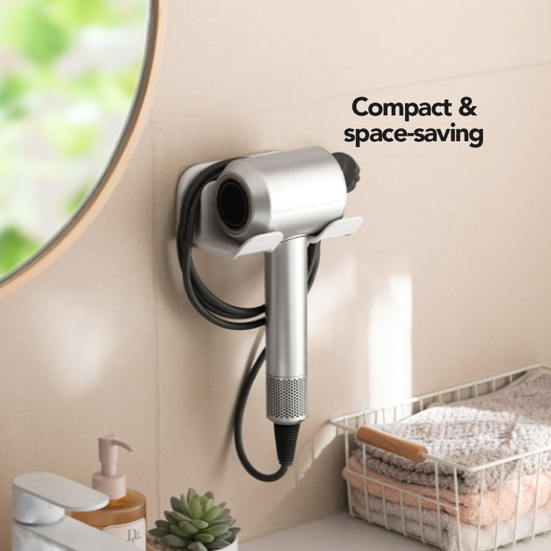 No-drill Hairdryer Holder