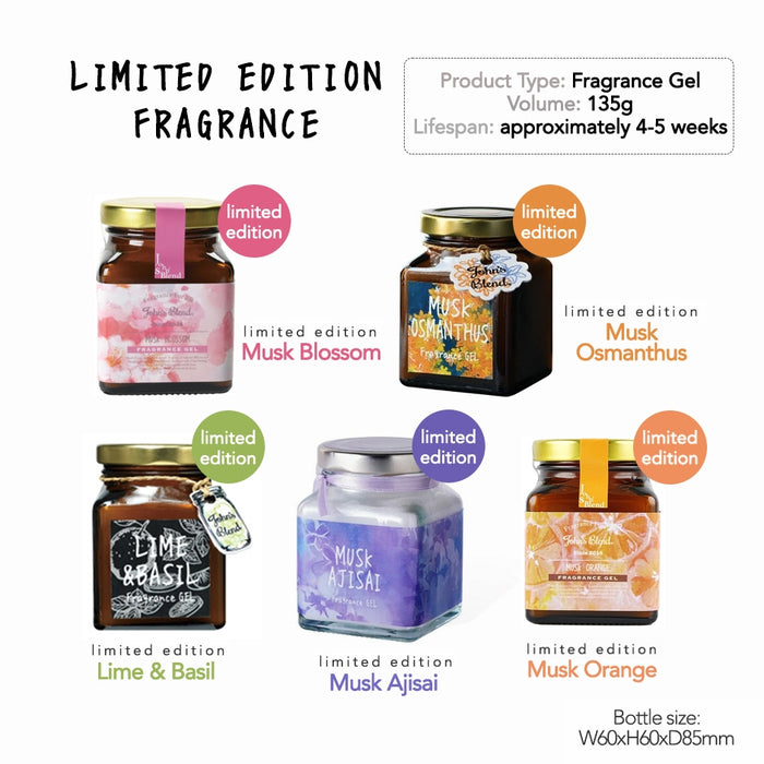 John's Blend Fragrance Gel White Musk & Assorted Scents