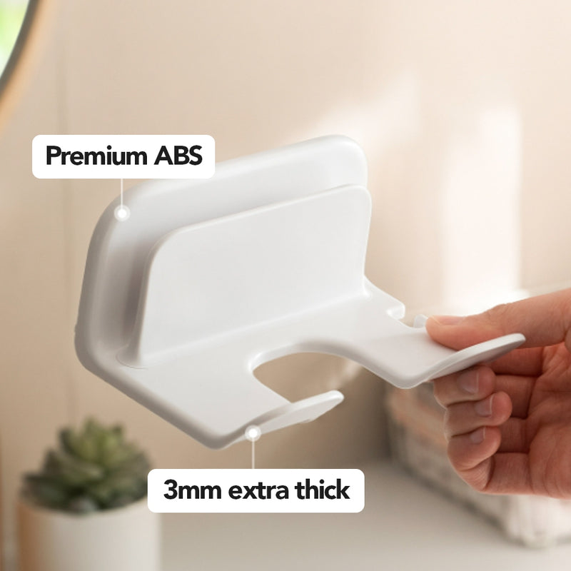 No-drill Hairdryer Holder