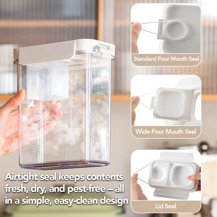 SealFresh Pantry Food Storage Organiser for Grains Cereal Pasta