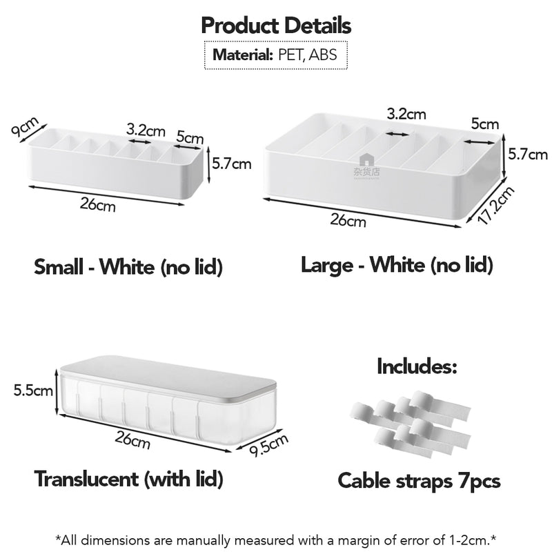 Cable Stationeries Accessories Miscellaneous Organiser