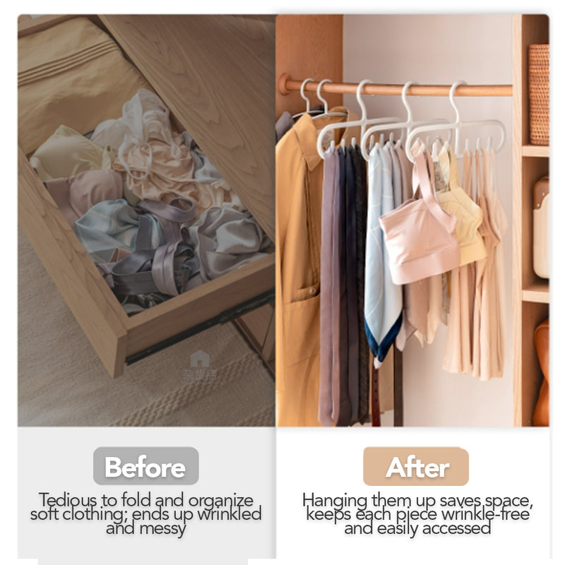 (Set of 2) Loop Hanger for Clothes & Accessories