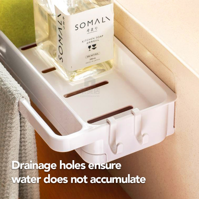Sink Top Sponge Holder with Drainage Tray