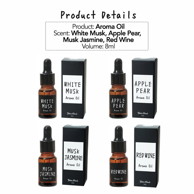 John's Blend Aroma Oil White Musk & Assorted Scents