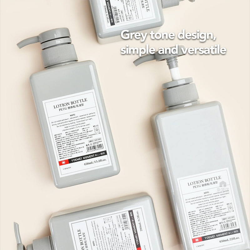 Refill Bottle for Non-Foaming Type Liquid Soap and Detergent