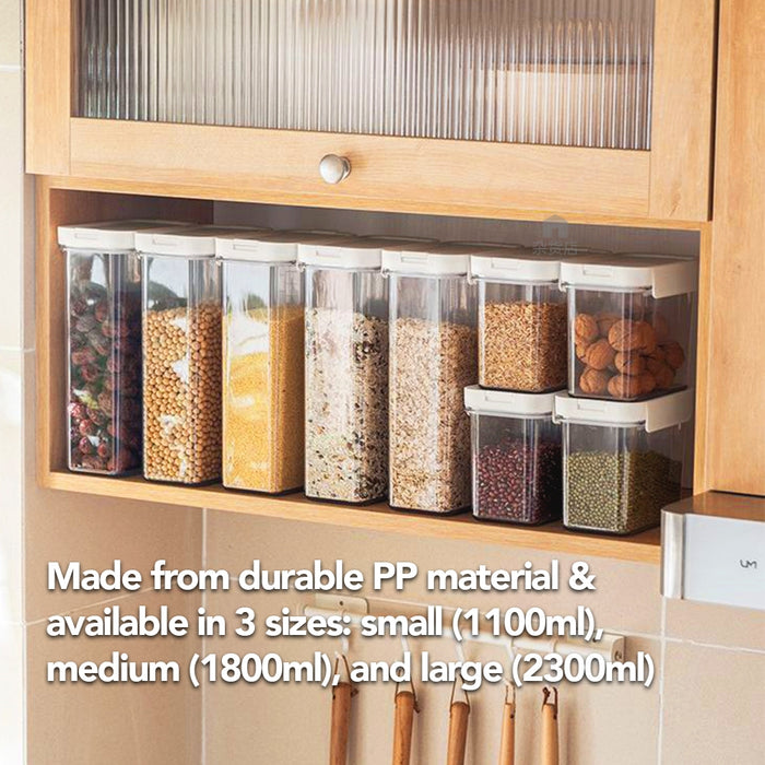 SealFresh Pantry Food Storage Organiser for Grains Cereal Pasta