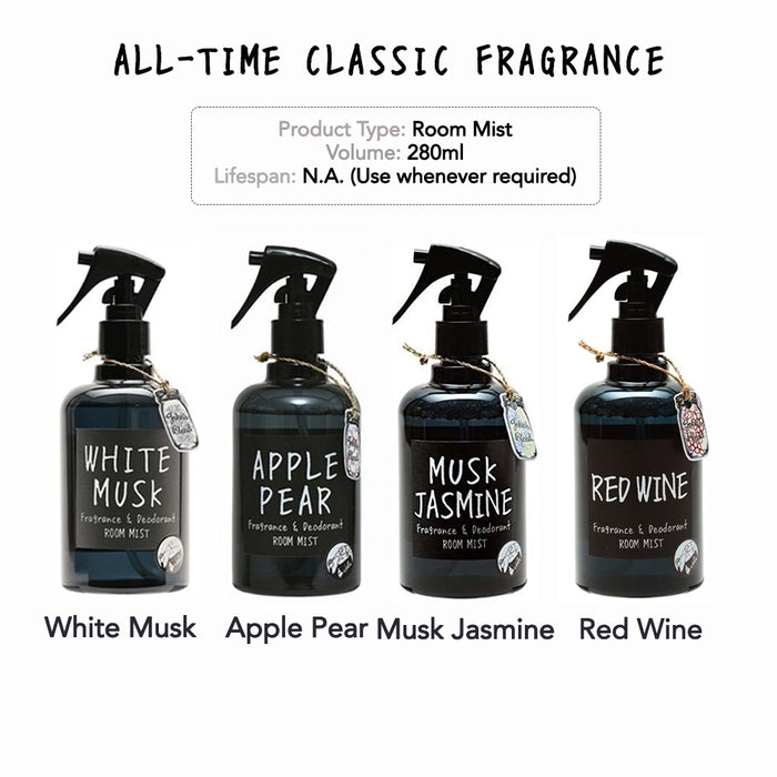 John's Blend Fragrance Room Mist & Deodoriser White Musk & Assorted Scents