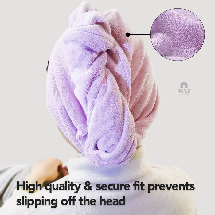 Super Absorbent Soft Microfiber Hair Towel