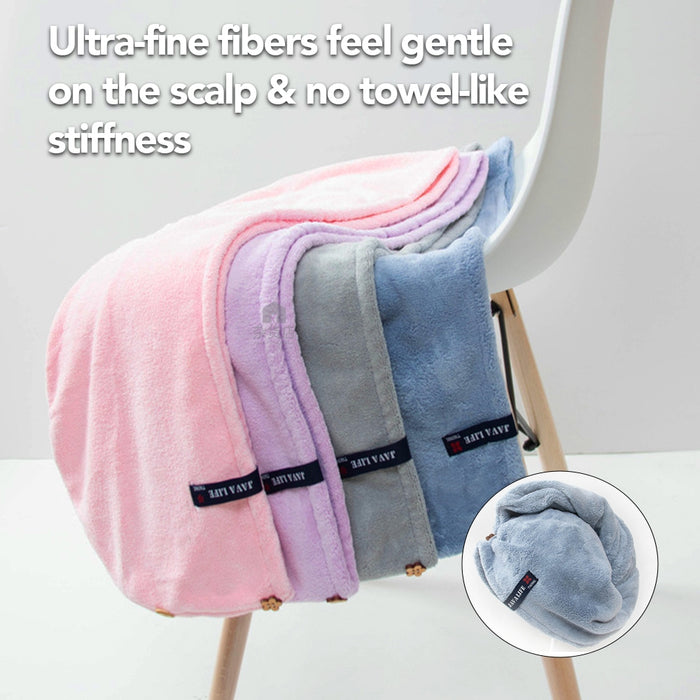 Super Absorbent Soft Microfiber Hair Towel