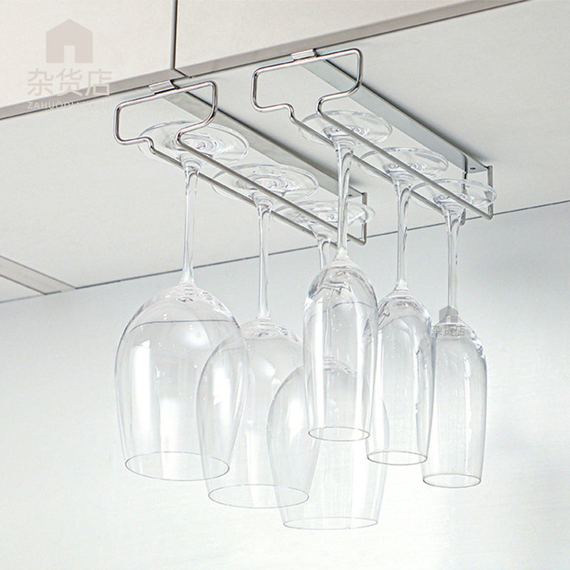 Shimoyama Under Cabinet Wine Glass Holder Organiser