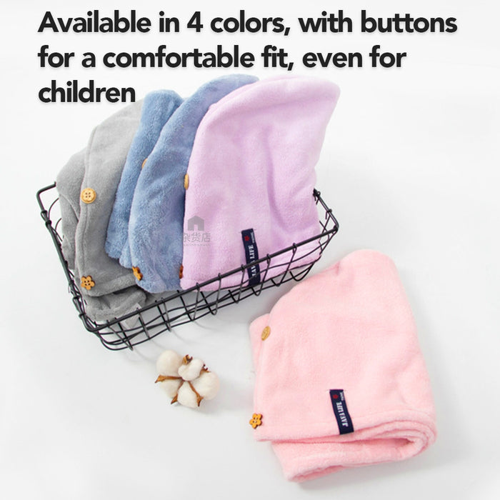 Super Absorbent Soft Microfiber Hair Towel