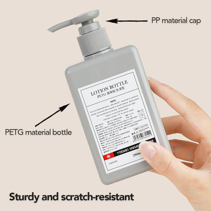 Refill Bottle for Non-Foaming Type Liquid Soap and Detergent