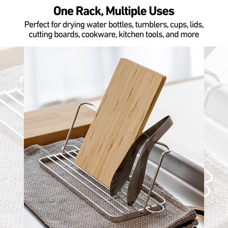 304 Stainless Steel Bottle and Flask Foldable Drying Rack