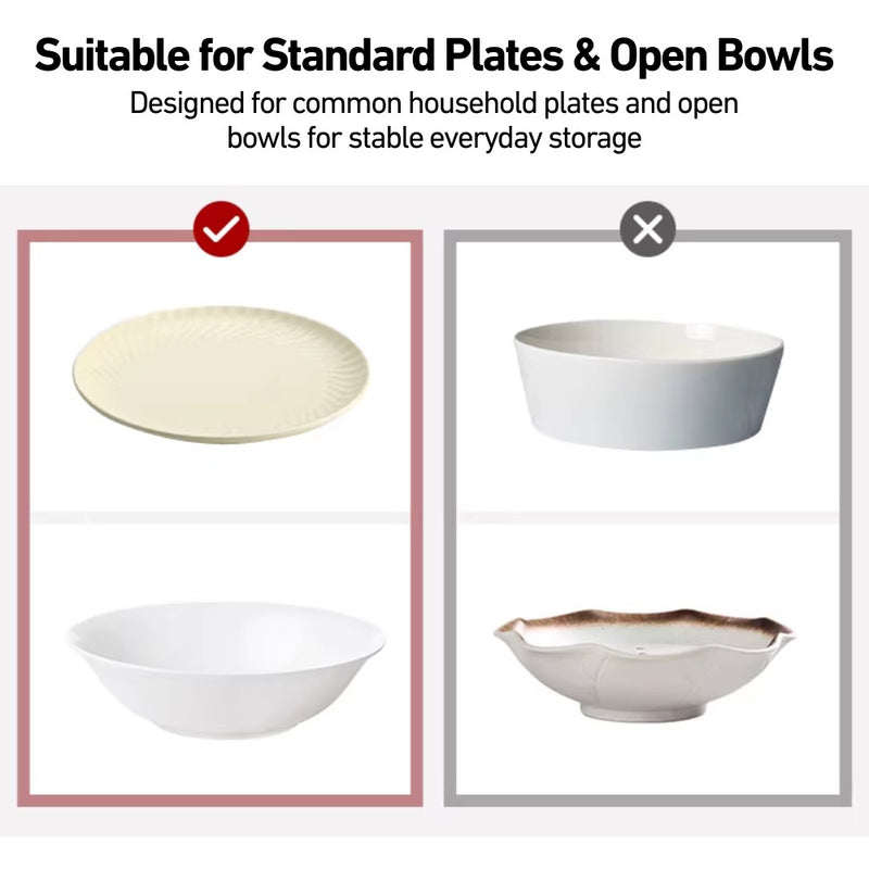 304 Stainless Steel Dish & Bowl Drainer Rack and Holder (for diameter 5–28cm)