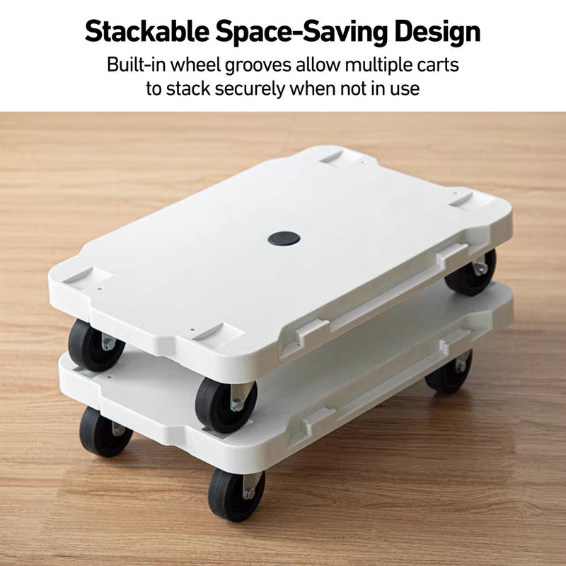 Heavy Duty Expandable Dolly Trolley with 360 Swivel Wheels