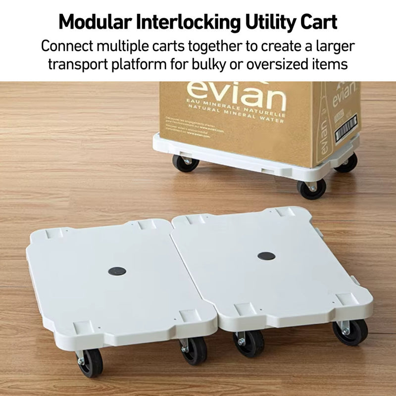 Heavy Duty Expandable Dolly Trolley with 360 Swivel Wheels