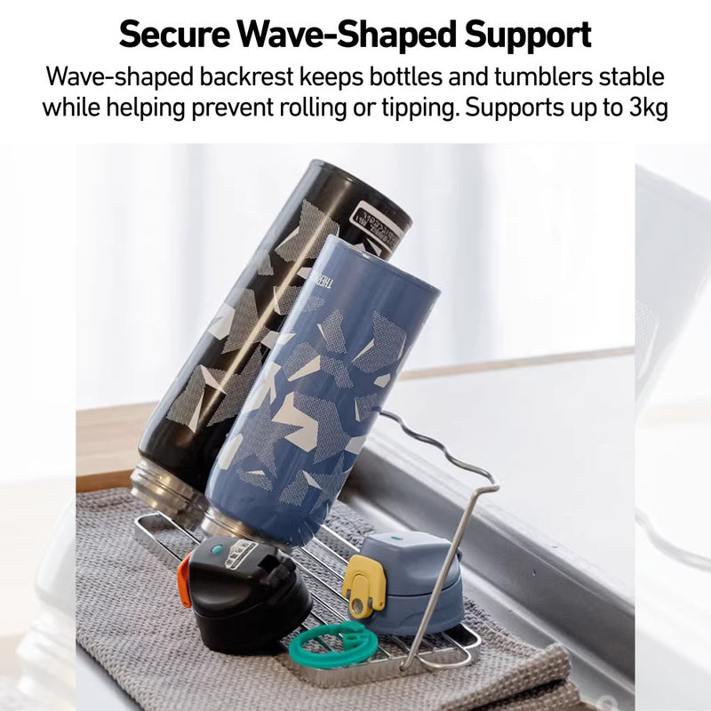 304 Stainless Steel Bottle and Flask Foldable Drying Rack