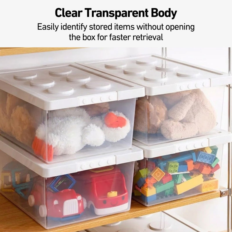 Bricks Stackable Play & Store Storage Box