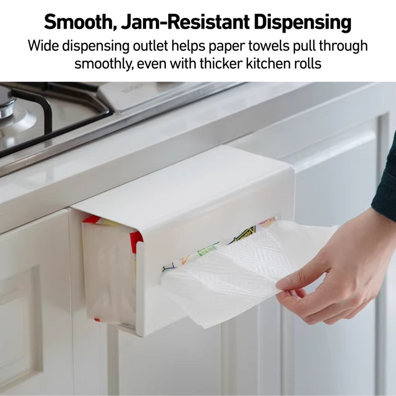 Hanging Tissue Holder for Kitchen Cabinet